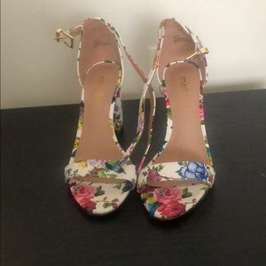 Floral heels